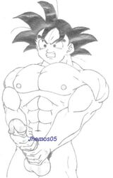 2005 dragon_ball dragon_ball_z jhemos male male_only solo son_goku