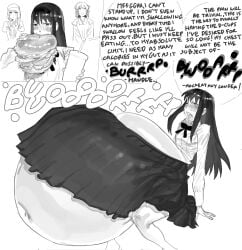 2025 3girls blush burp burping fat feederism hisui_(tsukihime) hyper hyper_belly hyper_stomach_bulge kohaku_(tsukihime) obese overweight school_uniform skirt solo_focus stuffed_belly tagme thefortniteceo_(artist) tohno_akiha tongue_out tsukihime weight_gain