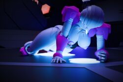 arcee arcee_(g1) areola areolae autobot big_breasts breasts cum_on_body female mengsk nipples pink_body thick_thighs transformers