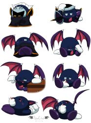 cum cumshot genital_slit handjob kirby_(series) masturbation meta_knight nintendo penile_masturbation stroking_penis tapering_penis vibrantechoes waddling_head