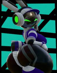 1girls 3d anaroth ass big_ass big_butt bunny bunny_girl fat_ass female furry looking_at_viewer looking_back mob_face pose project_turboblast rabbit rabbit_girl robot robot_girl screen_face tempo_(project_turboblast) thick_ass thick_butt thick_thighs