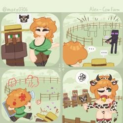 alex (minecraft) from microsoft by matz (pixiv)