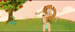 1girls amber_eyes apple apple_tree ariadna_thalía_sodi_miranda ass bible breasts brown_hair christianity eye_shadow female forbidden_fruit garden_of_eden godiva_hair hispanic_female human latina leaf leaf_on_crotch legs light-skinned_female light_skin long_hair looking_at_viewer music_video naked naked_female nonsexual nonsexual_nudity nude nude_female official_art open_field outdoor_nudity outdoors pale_skin rumbling rumbling_stomach screencap screenshot serpent_of_eden shocked side_ass sketch snake solo solo_female solo_focus sony_music_entertainment sony_music_latin spanish stomach thalia thalia_sodi todavia_te_quiero tree