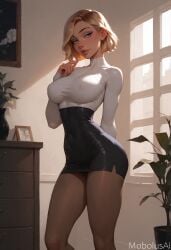 gwen stacy from marvel by mobolusai