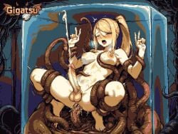 ai_assisted ai_generated animated animation climax climaxing cum erection futa_only futanari gigatsu limited_palette metroid naked naked_female nintendo pixel_animation pixel_art ponytail samus_aran tentacle tentacle_rape tentacle_sex twitching