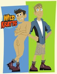 balls_out boner boyshorts chris_kratt dicks_out flaccid martin_kratt peckers proud_of_his_cock tagme wild_kratts