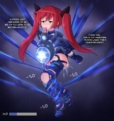 1girls arachnid arachnophilia arms_behind_back bondage bug cum cum_in_mouth cum_in_pussy cum_inside double_penetration dripping_cum english_text fellatio female female_penetrated green_eyes helpless helpless_female interspecies interspecies_sex lazzysin legs_together long_hair male mana_drain monster_on_female naked naked_female nude open_mouth oral penetration penis rape raped_by_monster red_hair restrained sex size_difference spider spider_sex spider_web spiderweb suspended suspension text tired_eyes twintails unwanted_creampie unwanted_cumshot vaginal_penetration zoophilia
