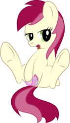 dildo earth_pony equine female friendship_is_magic green_eyes hooves insertion looking_at_viewer masturbation my_little_pony pink_hair pussy red_hair roseluck_(mlp) solo spread_legs tail tongue_out two_tone_hair two_tone_tail vaginal_insertion vaginal_penetration white_background