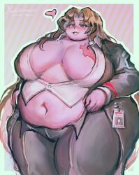 bbw chubby_female kekekekekekekk limbus_company project_moon rodion_(limbus_company)