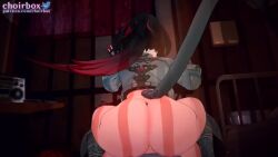 1girls 3d animated ass_focus choirbox huge_ass jane_doe_(zenless_zone_zero) tagme video zenless_zone_zero