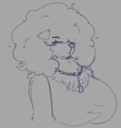 anthro big_breasts breasts canid canine canis cleavage domestic_dog female furry huge_breasts kibblesyourbits tagme