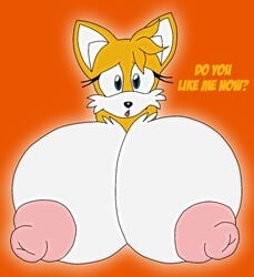 1girls areola breasts busty cleavage color erect_nipples exposed_breasts female female_only fox fox_ears fox_girl front_view fur furry furry_breasts huge_breasts miles_prower mobian mobian_(species) mobian_fox nipples rule_63 sega solo sonic_(series) sonic_the_hedgehog_(series) supersonicrulaa tails tailsko voluptuous