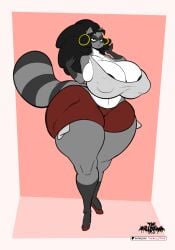 big_breasts breasts cleavage female furry huge_breasts hyper_breasts tagme thewilldpink thick_thighs wide_hips