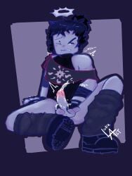 american artist_name balls dick forsaken_(roblox) lukalt male nonbinary nonbinary_(lore) penis roblox roblox_game robloxian solo tagme twitter two_time two_time_(forsaken) western_art