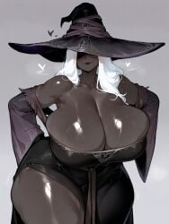 1girls ai_assisted ai_generated breasts elden_ring elden_ring_nightreign huge_breasts mostly_clothed oatmealdood recluse_(nightreign) solo
