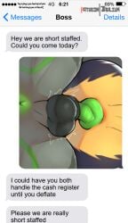 absurd_res anal anal_knotting anal_sex animal_genitalia animal_penis anthro anus balls canine_genitalia canine_penis electronics genitals hi_res humor jarlium knot knotting male male/male penetration penis phone solo text