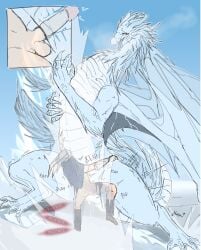 absurd_res blue_body blue_scales caligo_miasma_of_night dominant dominant_female dominant_feral dragon duo elemental_creature elemental_dragon european_mythology female feral feral_penetrated hi_res hip_grab human human_on_feral human_penetrating human_penetrating_female human_penetrating_feral ice_dragon interspecies khalyum male male/female mammal mythological_creature mythological_scalie mythology penetration scaled_body scales scalie sex submissive submissive_male western_dragon white_eyes wylder_(nightreign) x-ray_view zoophilia