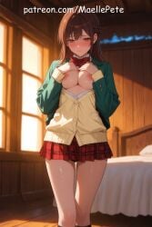 4k ai_assisted ai_generated anime armpits ass beautiful beauty bed bedroom blush breasts breasts_out breasts_out_of_clothes clothed cute fantasy female flat_belly girl girly high_resolution highres human kanojo_okarishimasu long_hair love maellepetite medium_breasts mizuhara_chizuru naked nipples nude nude_female oil oiled oiled_body oiled_skin partially_clothed petite petite_body petite_female pose shiny_skin skinny slim slim_waist small_breasts smaller_female uncensored undressing wooden_floor young younger_female