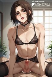 2boys ai_generated anal anal_insertion anal_sex anus ass attack_on_titan bussy cum cum_in_mouth eren_jaeger fat_ass feet femboy flat_chest gay legs_held_open lingerie lipstick looking_at_viewer makeup male male_focus male_only nipples patreon penis short_hair sid69ai tagme tan-skinned_male thick_thighs trap voluptuous voluptuous_femboy yaoi