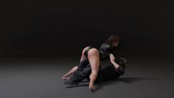ballbusting defeated fight fighting instant_loss knee_to_the_balls kneeing_balls lara_croft sakurana screaming screaming_in_pain tagme video