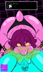 absurd_res accessory anal animal_humanoid armband ass ass_up baconfetish'ntomato balls big_butt blue_body bodily_fluids butt_grab clothing deltarune dialogue digital_media_(artwork) duo ellipsis english_text fart fart_cloud fart_fetish farting_in_mouth female female_focus first_person_view freckles genitals hair hand_on_butt hi_res humanoid humanoid_genitalia interspecies kris_(deltarune) looking_at_viewer male mouth_full onomatopoeia oral panties penis pink_body purple_hair reptile rimming rimming_male saliva scalie sex shocked slightly_chubby smile snot sound_effects surprise susie_(deltarune) tail teeth text text_box thick_thighs tongue undertale_(series) underwear wide_hips wristband