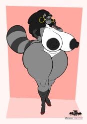 big_breasts breasts cleavage female furry huge_breasts hyper_breasts nipples tagme thewilldpink thick_thighs wide_hips