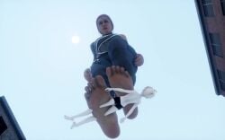 barefeet barefoot feet feet_up foot_fetish footjob giantess mmd stomp stomped stomping tagme trample video