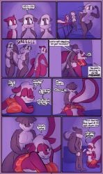 anthro bent_over billy_brambletree bragging carol_brambletree comic dialogue dirty_bunny dirtybunny duo erection exhibitionism female genitals good_clean_married_sex hi_res incestuous_voyeur_(lore) jon_brambletree kelli_brambletree male male/female mammal married_couple megan_brambletree mephitid nude nude_female nude_male penetration running skunk vaginal_penetration voyeur