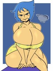 1girls curvy inside_out joy_(inside_out) jyto looking_at_viewer tagme