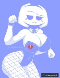 anthro breast bunnysuit clyde_(discord) discord discord_(app) fist_bump m.grace mg231101778 thighs
