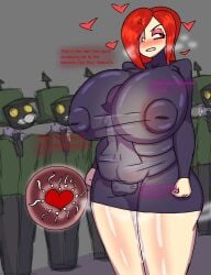 angry balls big_breasts blush breasts_bigger_than_head chubby futanari intersex inverted_nipples más parasoul skullgirls small_breasts sweat thick_thighs x-ray zdroidpkp