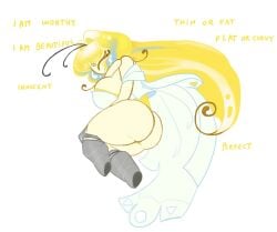 big_ass big_breasts butterfly_wings closed_eyes cookie_run cookie_run_kingdom faerie fairy happy magpiered sugarfly_cookie wholesome words_of_affirmation
