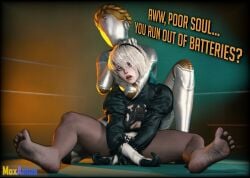 3d 3d_(artwork) ahe_gao atomic_heart ballerina captured captured_heroine censored choke_hold choked choking clothed clothing controlled crossover damsel_in_distress defeat defeated defeated_hero defeated_heroine defeated_superheroine dominant dominant_female domination drool drooling duo eyelashes eyes eyes_rolled_back eyes_rolling_back feet feet_focus feet_up female female_focus female_only fight fighting grabbing hair hair_physics hair_pull head_grab head_lock helpless hi_res humiliation knocked_out leggings limp lying mind_break mind_broken mindbreak moxamus multiple_girls nier nier:_automata nier_(series) open_mouth passed_out peril physics questionable_consent ragdoll robot robot_girl robot_humanoid see-through see-through_clothing slave slavegirl sleeper_hold sleeping sleepy soles soles_fetish speech spread_legs stockings submission submission_hold submissive submissive_female text the_twins the_twins_(atomic_heart) thick_thighs thighs tights unconscious video_games watermark wrestling wrestling_ring yorha_2b
