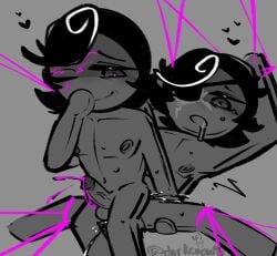 2boys cookie_run dark_espresso_cookie(darkcacao98) darkcacao98_(artist) gay jellywalker_espresso_cookie selfcest