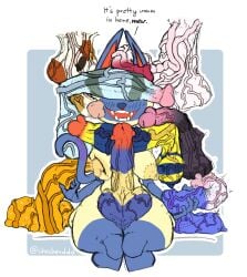 8futas animal_crossing ankha_(animal_crossing) big_penis cat_ears catgirl futanari futanari gangbang kiki_(animal_crossing) lolly_(animal_crossing) mitzi_(animal_crossing) multiple_futa multiple_penises olivia_(animal_crossing) penis_on_breast penis_on_face penis_size_difference purrl_(animal_crossing) tangy_(animal_crossing) vein veins veiny veiny_balls veiny_cock veiny_penis