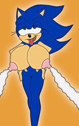 color female female_only front_view hedgehog lactation milk rule_63 solo sonic_(series) sonic_the_hedgehog supersonicrulaa