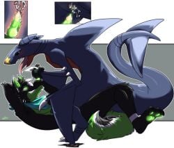 garchomp no_humans pokemon_(creature) tagme