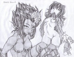 annie_hastur drawn evelynn kimmundo league_of_legends reverse_annie tagme tango_evelynn