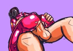 ass female fingerless_gloves gloves penis pyro_(team_fortress_2) rule_63 solo team_fortress_2 testicles valve