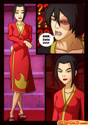 avatar_the_last_airbender azula brother_and_sister clothing comic comics-toons female human incest male small_breasts tagme zucest zuko