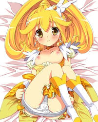 blush clothing dress homing_(areya) panties pretty_cure small_breasts smile_precure tagme yayoi_kise