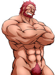 fate/zero fate_(series) iskandar_(fate) male_only nude rider solo solo_male tagme