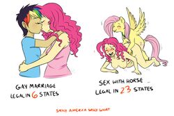 cartoonlion fact feral feral_on_human fluttershy_(mlp) friendship_is_magic futanari futashy humanized intersex my_little_pony pinkie_pie_(mlp) rainbow_dash_(mlp) smooth_skin zoophilia