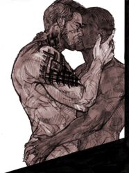 2boys james_vega kissing male male_only mass_effect steve_cortez tagme yaoi