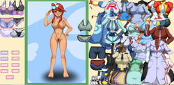 blush breasts clothes color female female_only human pokemon seras skyla_(pokemon) solo standing tagme