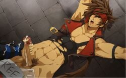 animated blackmonkey_pro gay guilty_gear male male_only multiple_boys multiple_males sol_badguy yaoi