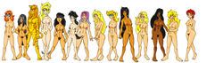 amara_aquilla asian bonita_juarez cathy_webster citizen_v cloak_and_dagger dagger_(marvel) dani_moonstar danielle_moonstar dark-skinned_female dark_skin firebird_(marvel) free_spirit greer_grant helen_takahama husk jolt lineup magma_(x-men) maria_guadalupe marvel marvel_comics melissa_gold mirage monet_st._croix namor_the_sub-mariner namorita native_american new_mutants nipples paige_guthrie pussy rahne_sinclair silverclaw songbird superheroine tandy_bowen tigra tyucan wolfsbane_(x-men) x-men