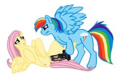 alaitallon fluttershy_(mlp) friendship_is_magic my_little_pony rainbow_dash_(mlp) smooth_skin