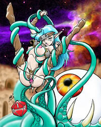 arms_up color elf female insertion interspecies nipples palladium_books pussy restrained rifts splugorth tagme tentacle