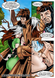 anna_marie comic female gambit leandro_comics marvel marvel_comics rogue_(x-men) x-men